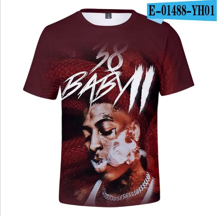 YoungBoy Never Broke Again 3D T Shirt Men Women Hip Pop Streetwear Casual Short Sleeve Cool Tshirt Funny Tees Top Couple Clothes