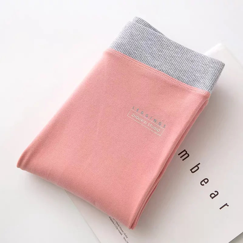 Ribbed Leggings For Women 2025 High Waist Autumn Winter Warm Legging Cotton Fashion Casual Threaded 2XL Black Pants Sexy Leggins