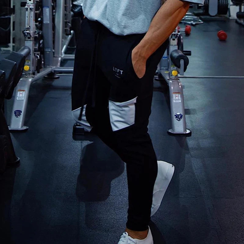 Men's Skinny Jogger Pants – Cotton Spandex Gym Sweatpants