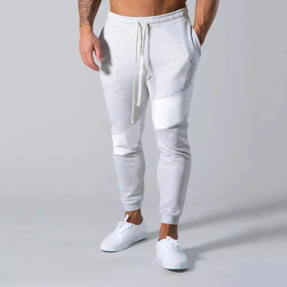 Men's Skinny Jogger Pants – Cotton Spandex Gym Sweatpants