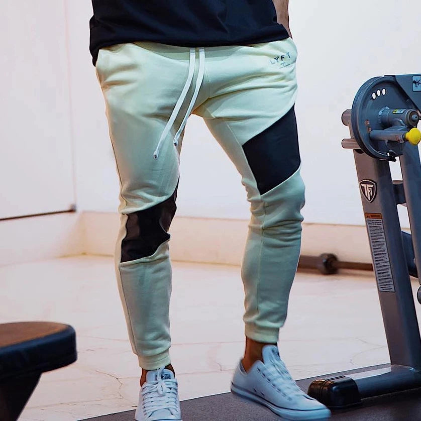 Men's Skinny Jogger Pants – Cotton Spandex Gym Sweatpants