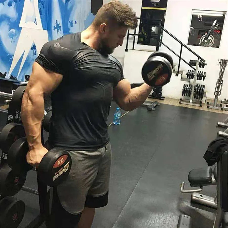 Men's Short Sleeve Compression Training T-Shirt