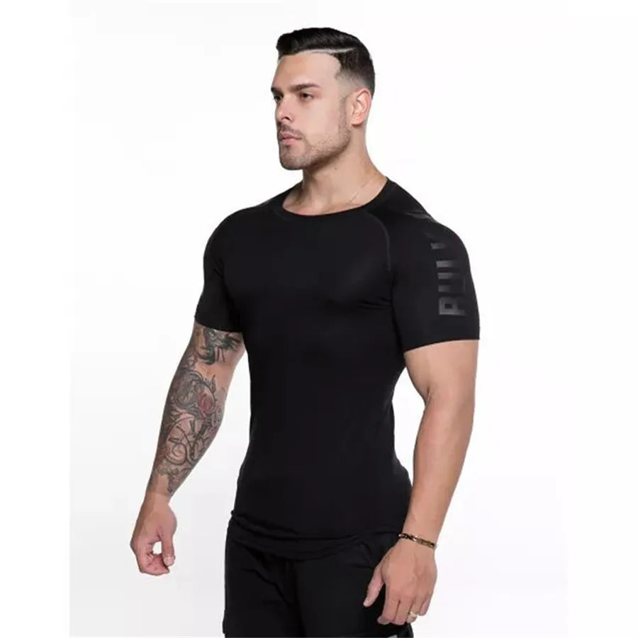Men's Short Sleeve Compression Training T-Shirt