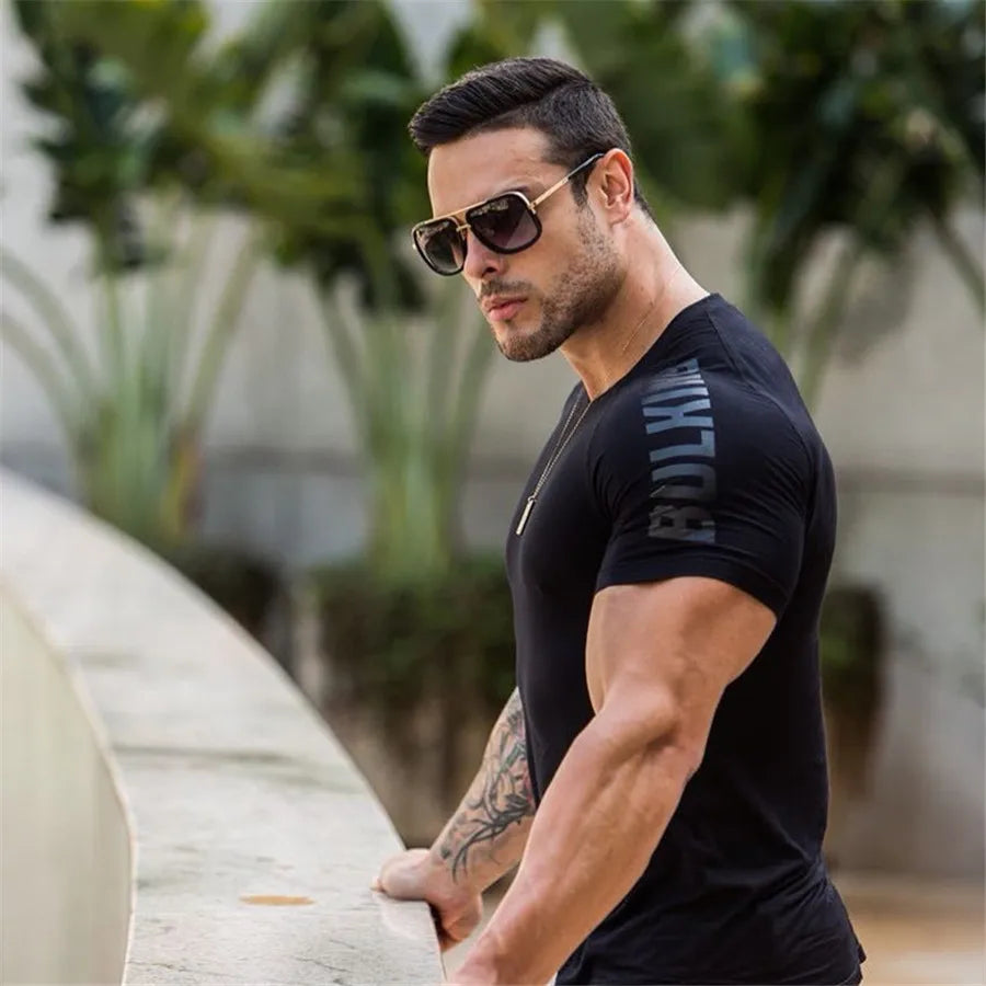 Men's Short Sleeve Compression Training T-Shirt