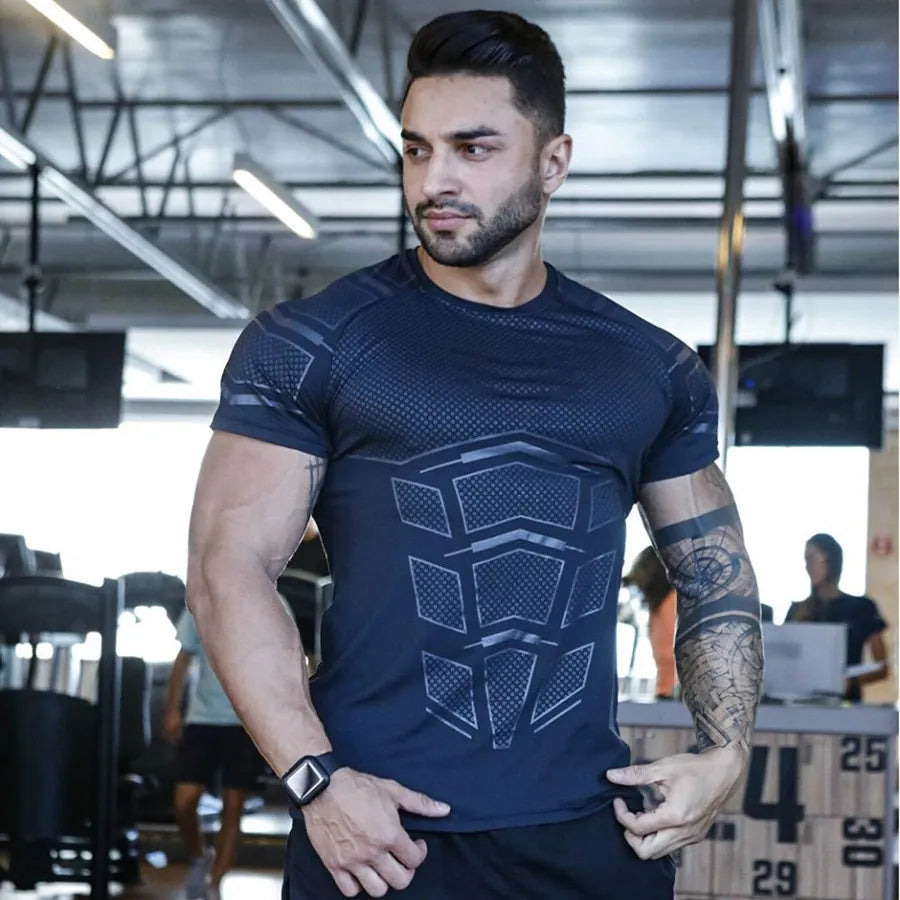 Men's Short Sleeve Compression Training T-Shirt