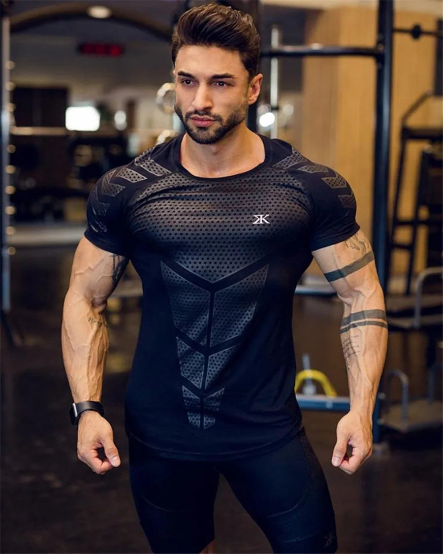 Men's Short Sleeve Compression Training T-Shirt