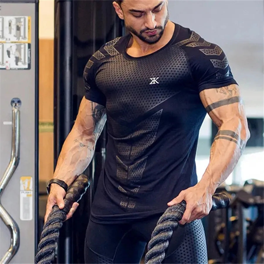 Men's Short Sleeve Compression Training T-Shirt