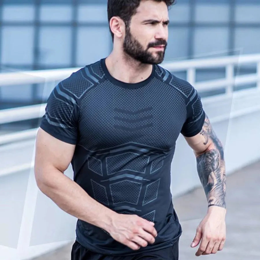 Men's Short Sleeve Compression Training T-Shirt