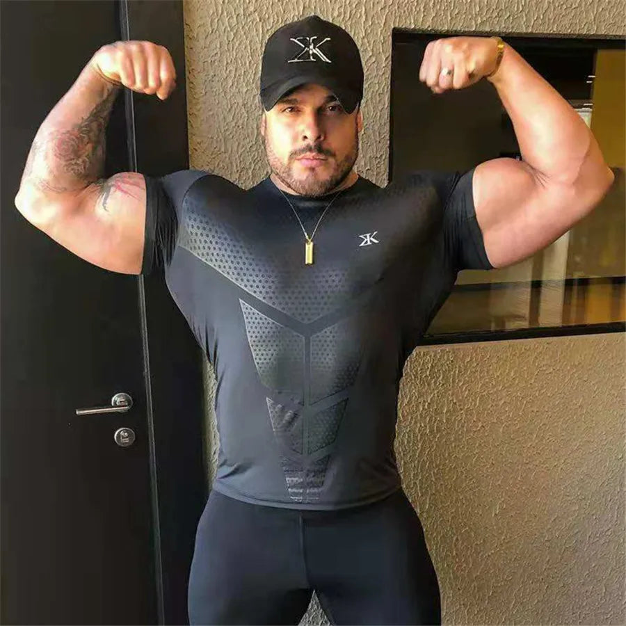 Men's Short Sleeve Compression Training T-Shirt