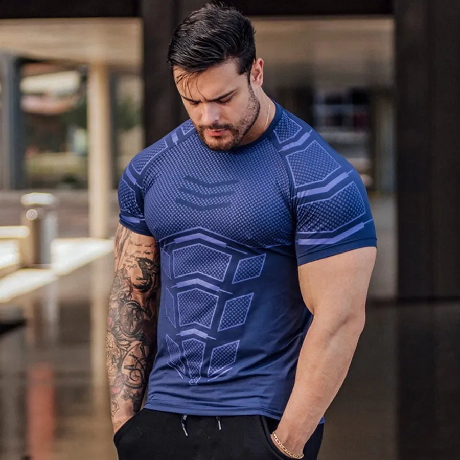 Men's Short Sleeve Compression Training T-Shirt