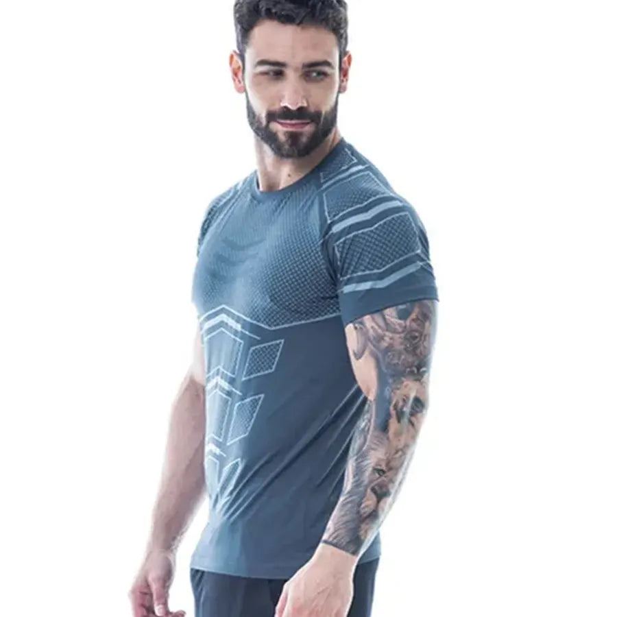 Men's Short Sleeve Compression Training T-Shirt