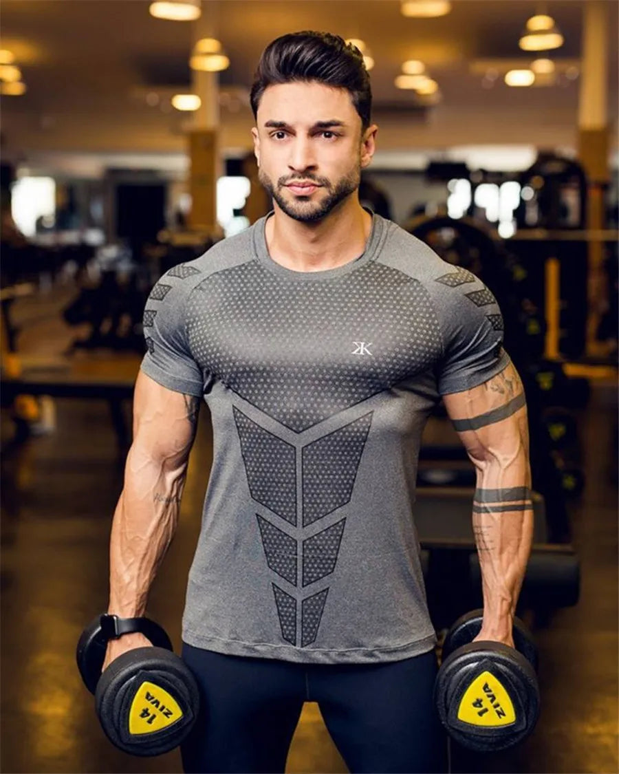 Men's Short Sleeve Compression Training T-Shirt