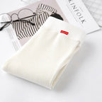 Ribbed Leggings For Women 2025 High Waist Autumn Winter Warm Legging Cotton Fashion Casual Threaded 2XL Black Pants Sexy Leggins