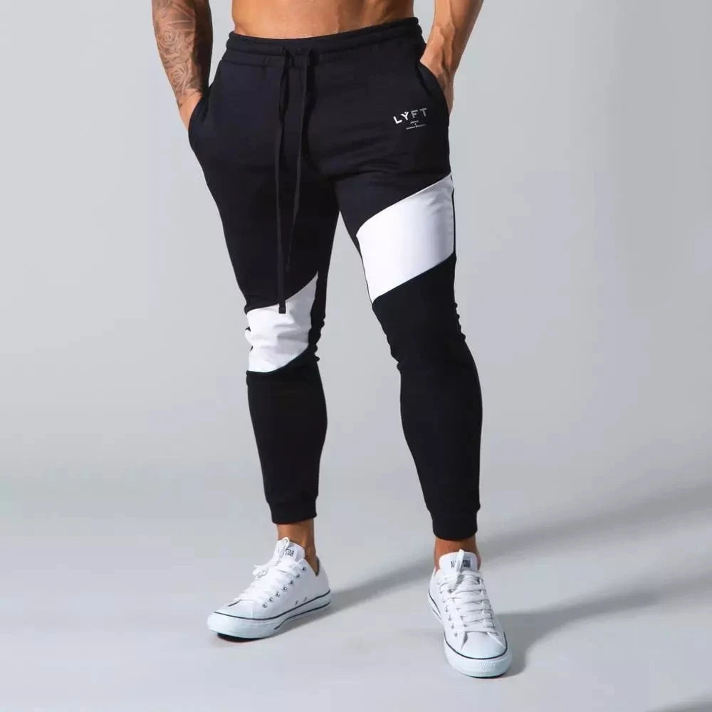 Men's Skinny Jogger Pants – Cotton Spandex Gym Sweatpants