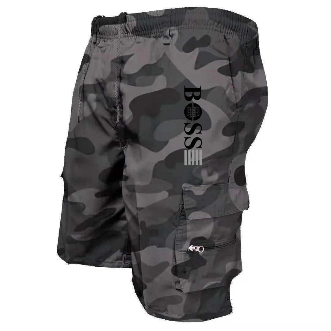 Men's Multi-Pocket Jogger Shorts 13