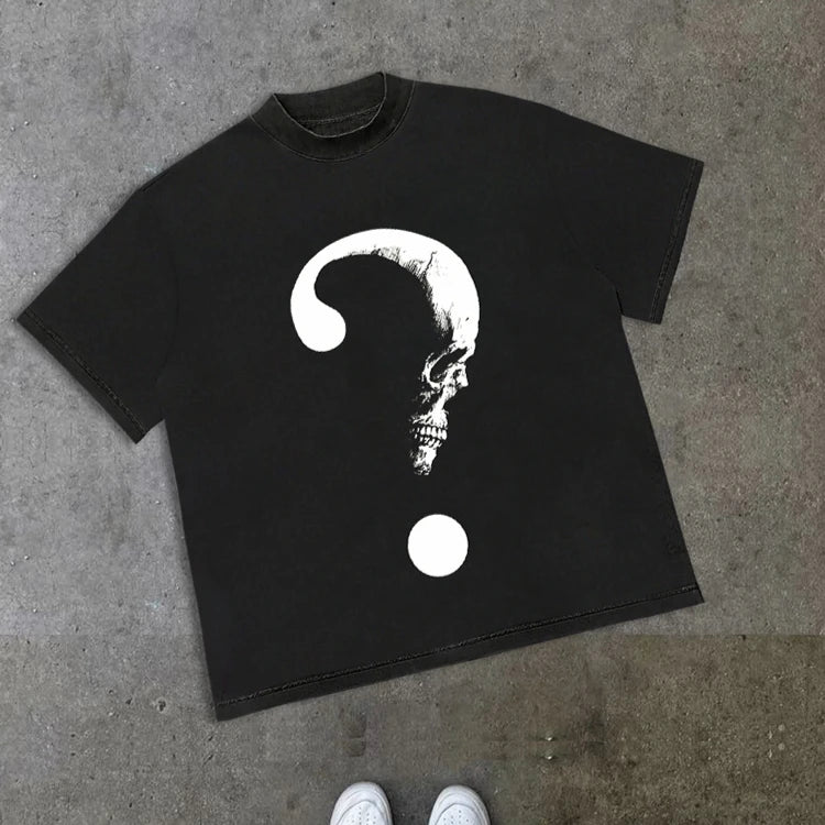 Vintage Dark Centipede Skeletal Graphic Tee 9