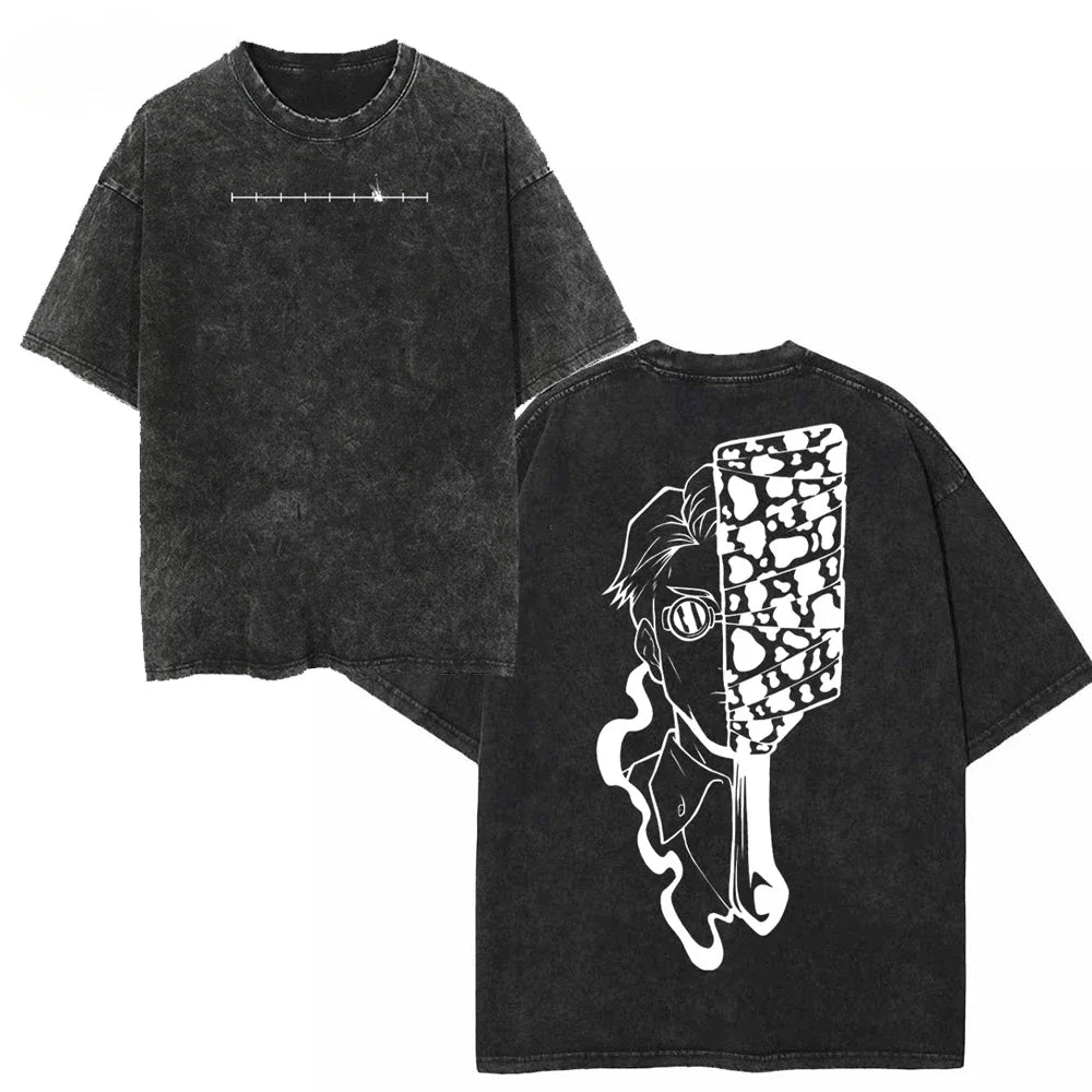 Japanese Anime Washed Graphic Tee 3