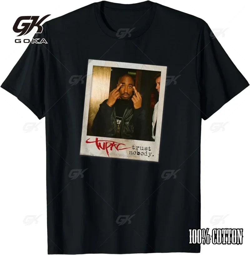Tupac Rapper  T-shirt Unisex Men Women Hip Hop Fashion Vintage