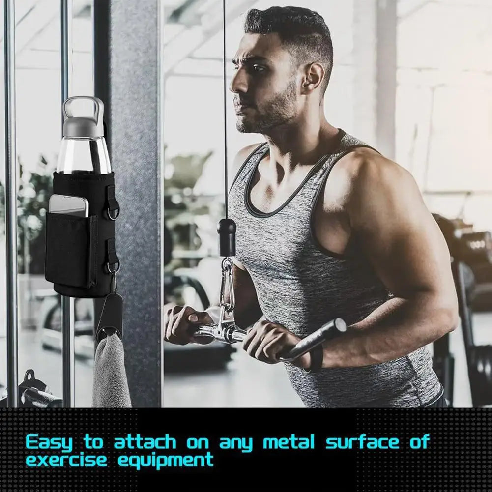Magnetic Gym Water Bottle Holder