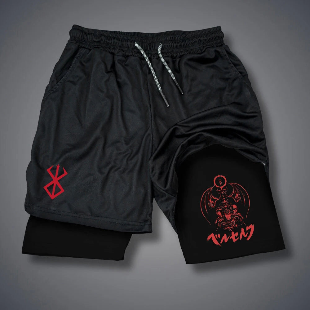 2 in 1 Compression Shorts