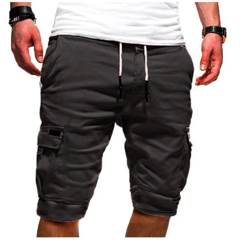 Men's Green Cargo Tactical Shorts