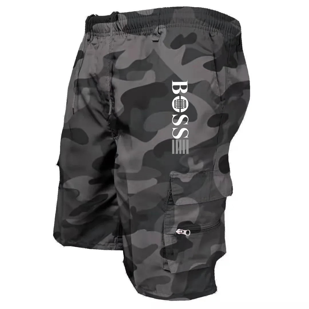 Men's Multi-Pocket Jogger Shorts 9