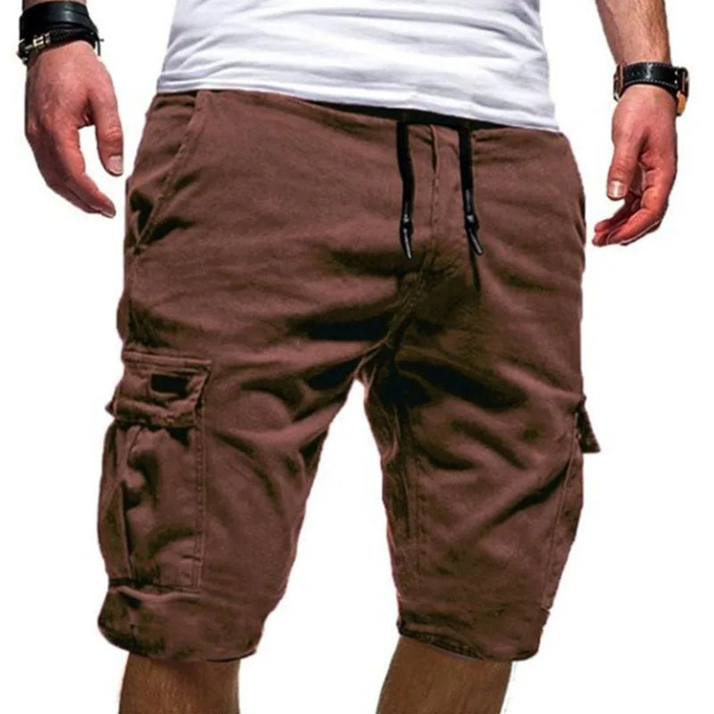 Men's Green Cargo Tactical Shorts