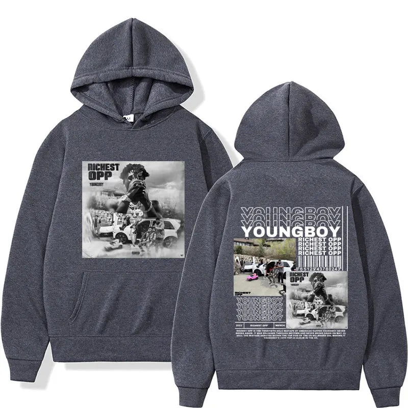 YoungBoy 2025 New Album Graphic Hoodies
