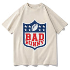 Bad Bunny Super Bowl 2026 Tshirts Pure Cotton Unisex Aesthetic Streetwear