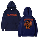 Rapper Bad Bunny Super Bowl LX 2026 Double Sided printed Hoodie