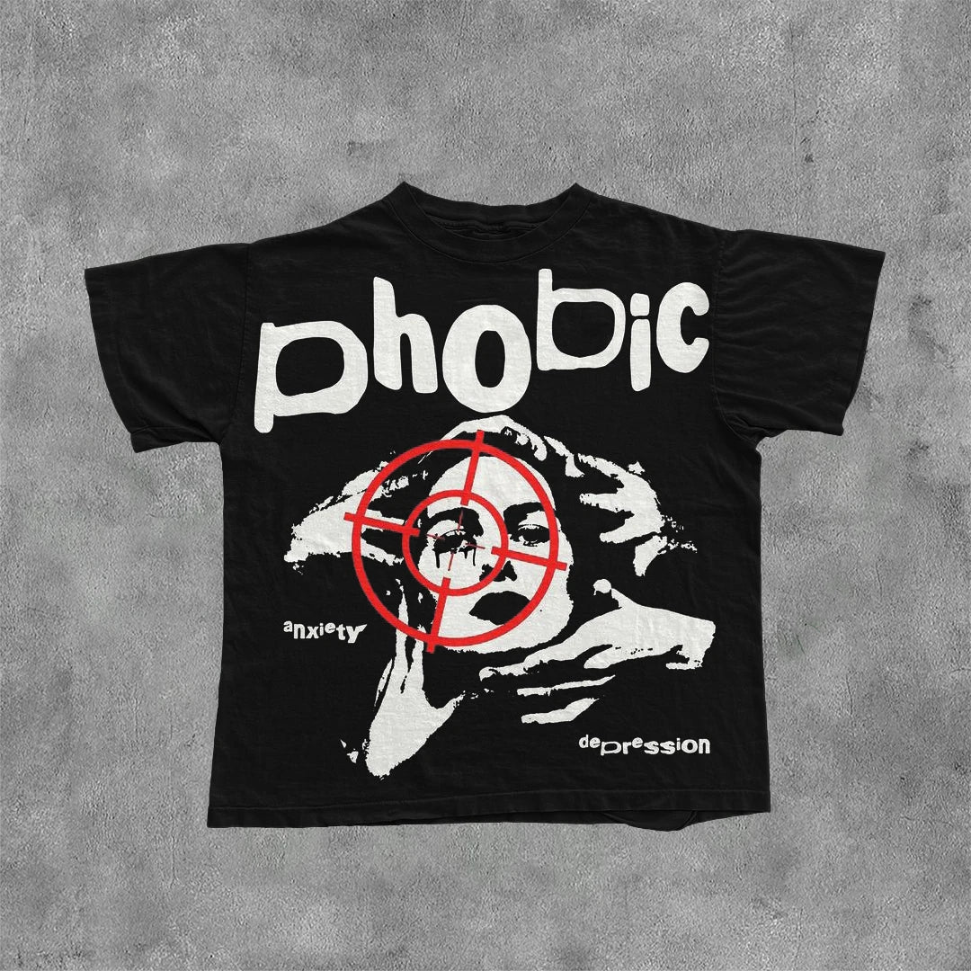 Vintage Dark Centipede Skeletal Graphic Tee 2