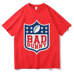 Bad Bunny Super Bowl 2026 Tshirts Pure Cotton Unisex Aesthetic Streetwear