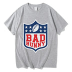Bad Bunny Super Bowl 2026 Tshirts Pure Cotton Unisex Aesthetic Streetwear