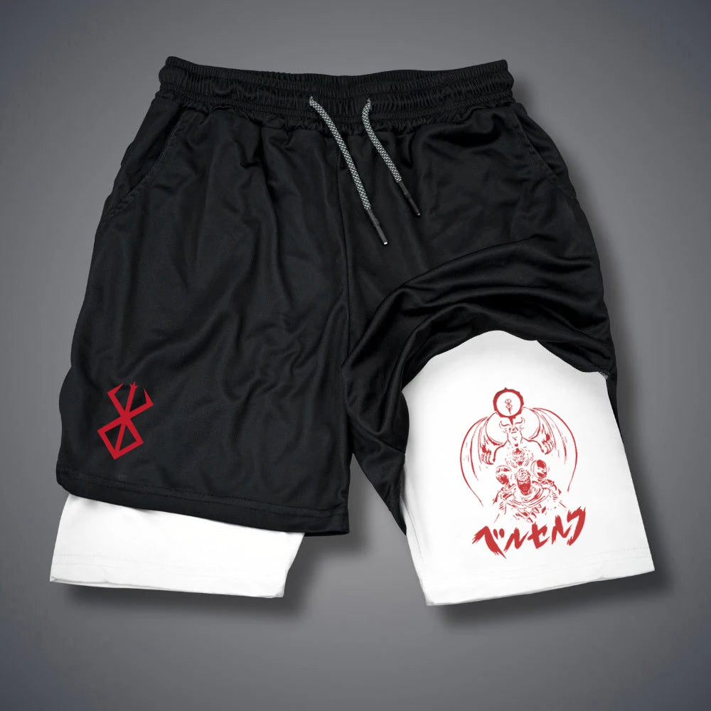 2 in 1 Compression Shorts