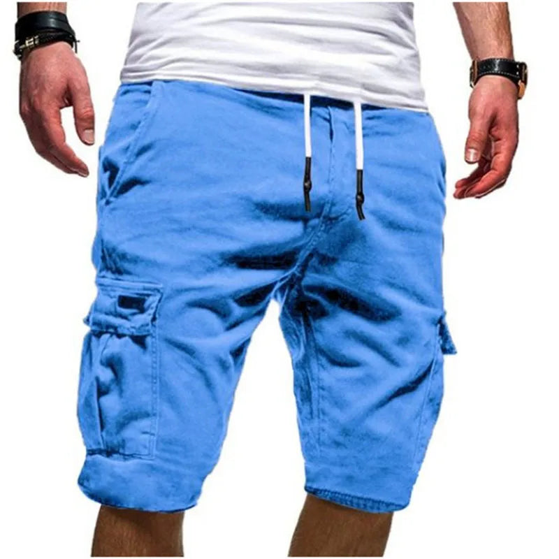Men's Green Cargo Tactical Shorts