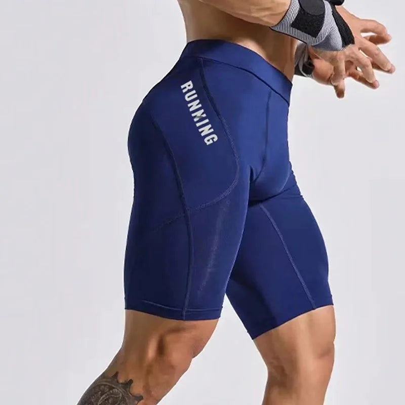 Men's Bodybuilding Shorts Gym Running Leggings Male Joggings Elastic Compressions Sweatpant Football Basketball Tights Trousers