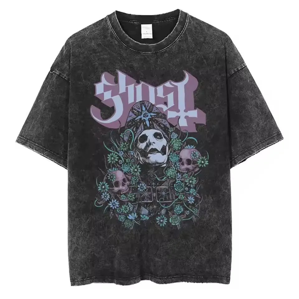 Ghost Band Vintage Skeleton Rock Tee 22