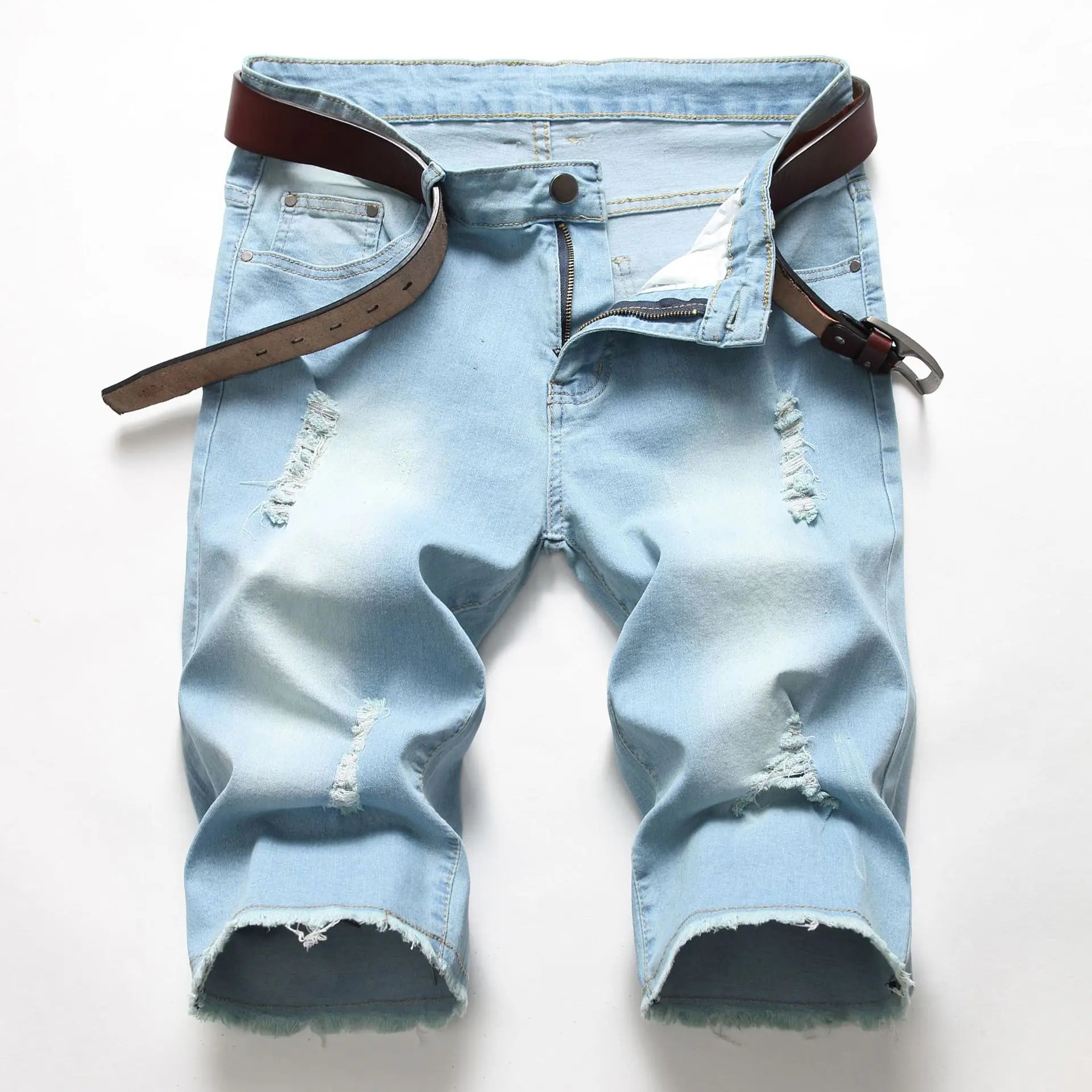 Denim Shorts K1201 Light Blue