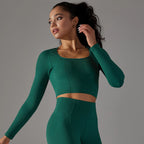 Top Long Sleeves  Fitness n Clothing Elastic Breathable