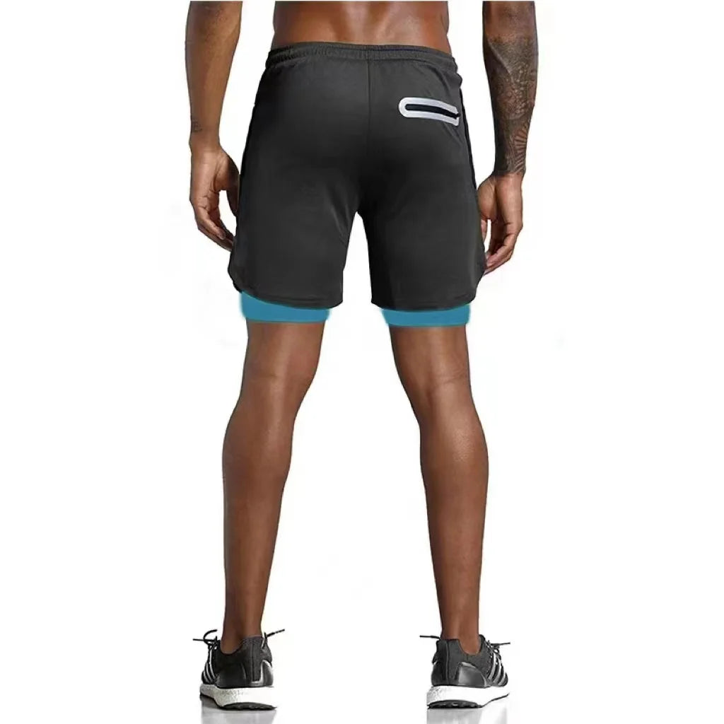 Men's 2-in-1 Compression Running Shorts