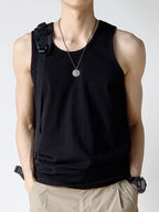 Black Muscle Vest  Venom Logo