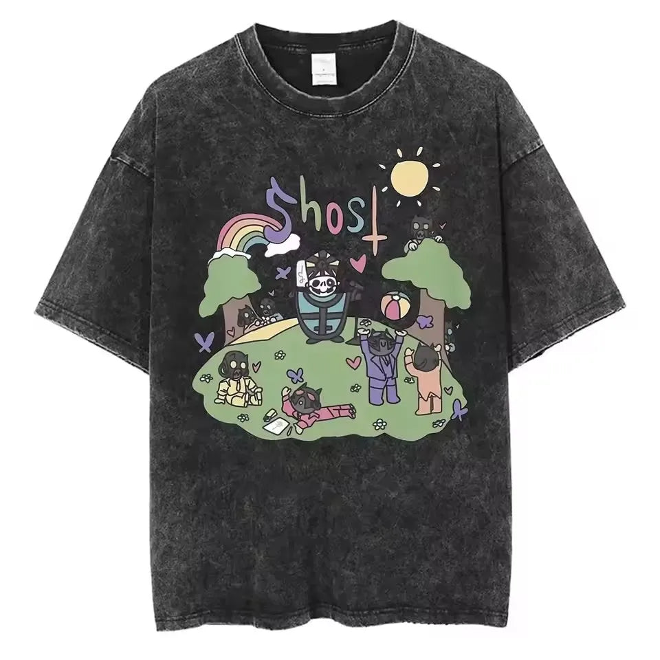 Ghost Band Vintage Skeleton Rock Tee 8