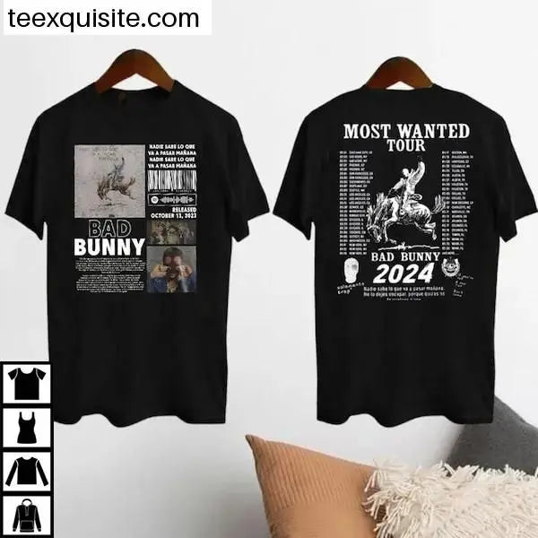 Bad Bunny T-shirt 2026 Summer New Hot Selling Men's T-shirt Pure Cotton T-shirt Fashion Street Wear Y2K T-shirt Men's Clothing