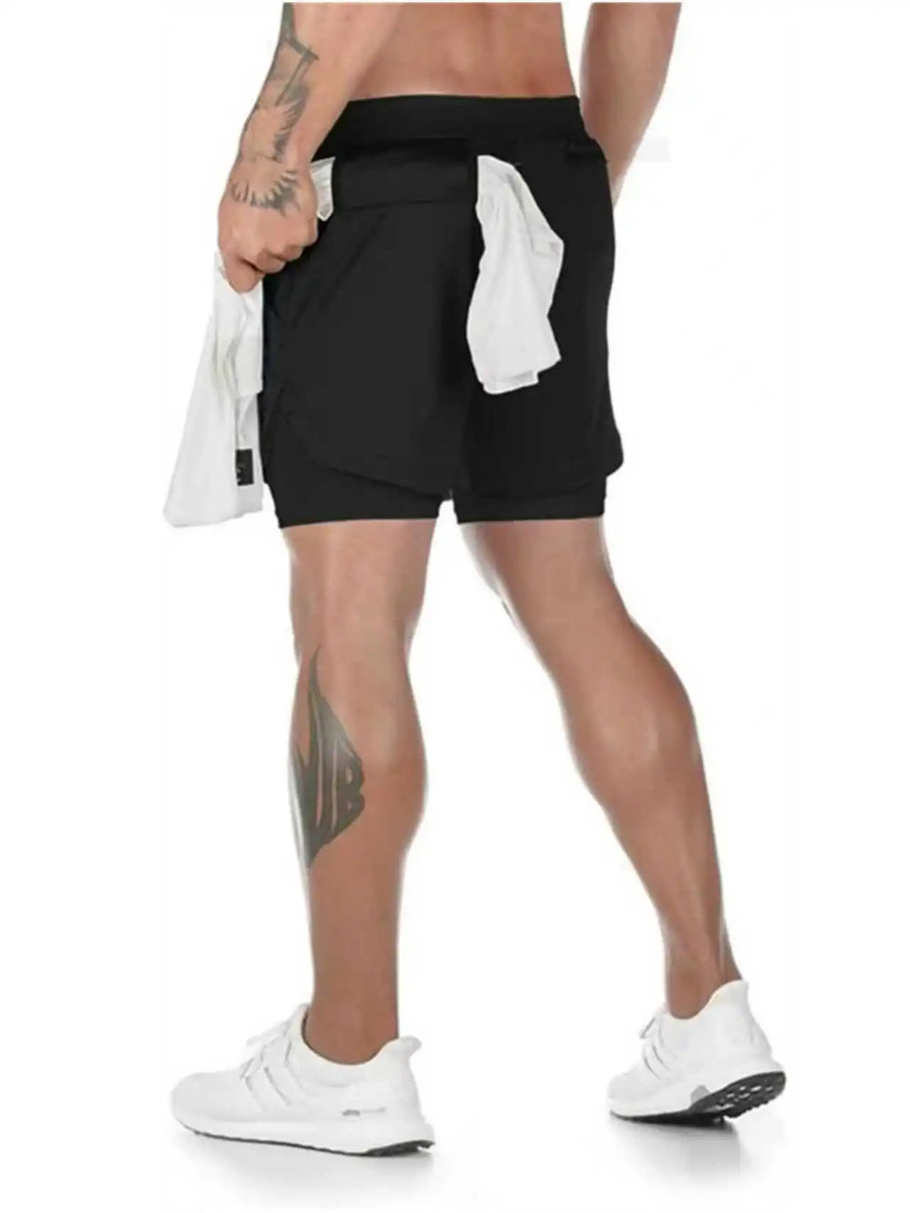 Men's 2-in-1 Compression Running Shorts