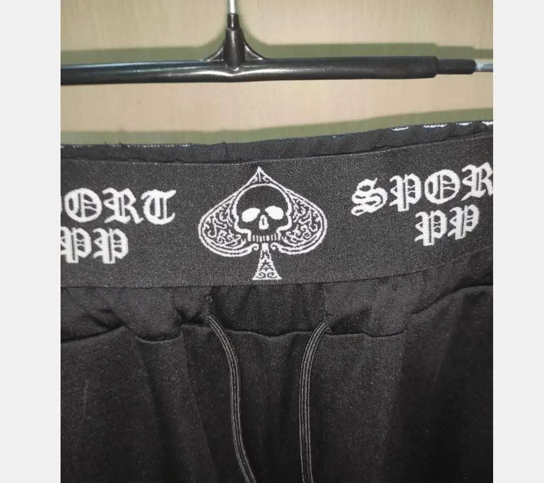 Men's Slim Fit Track Pants – Multi-Pocket Rhinestone Sweatpants