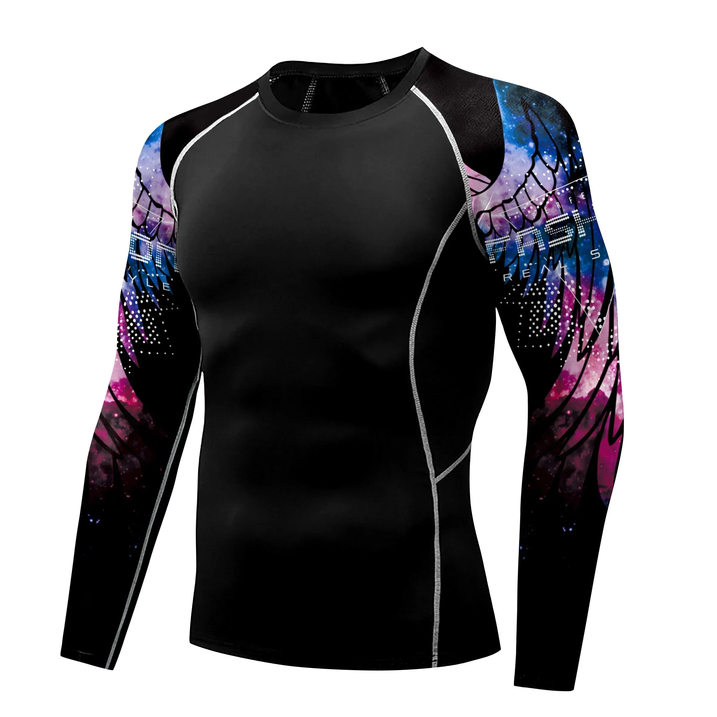 Compression Shirt 3D Print Wing Graphic