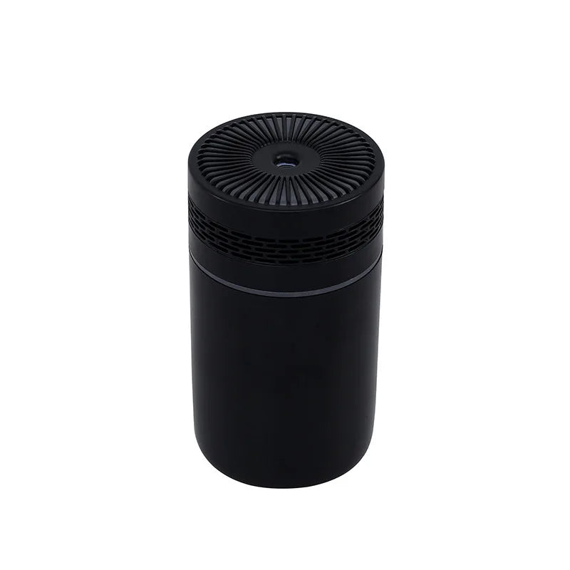 USB Mini Humidifier for Car & Home, Desktop Air Moisturizer with High Mist Output & RGB Lights