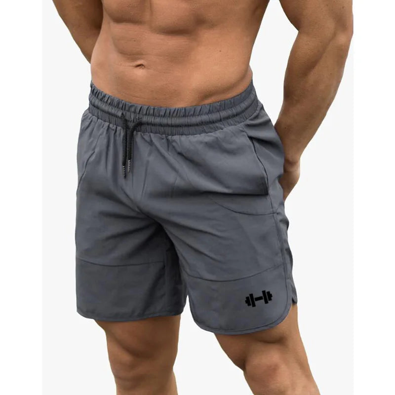 Men's Casual Gym Shorts – Multi-Sport Training Short Pants GRAY