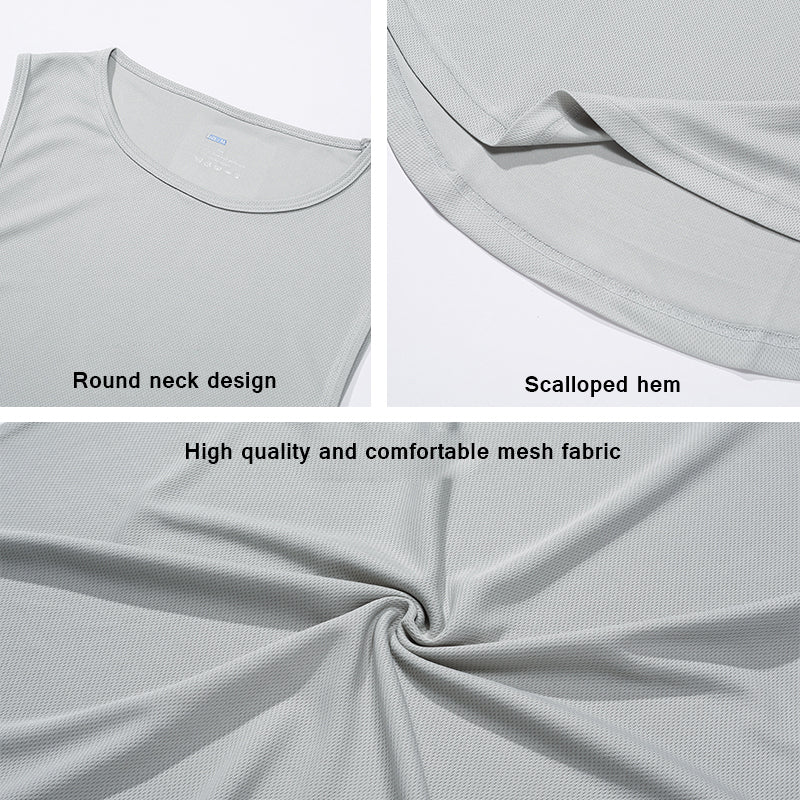 Men's Sleeveless Gym Tank Top – Breathable Muscle Vest for Training