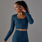 Top Long Sleeves  Fitness n Clothing Elastic Breathable